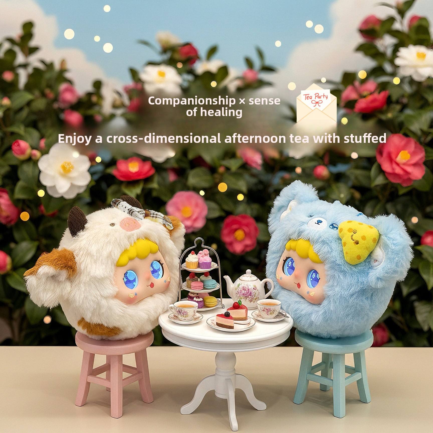 Rnon's Party Set AI plush toy collection